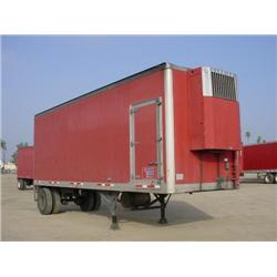KIDRON 28ft. X 96in. S/A ALUMINUM REEFER TRAILER, s/n 1K9111318K2054608: