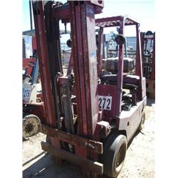 NISSAN 40 CPF02-A20V WAREHOUSE FORKLIFT, s/n CPF02-022189: