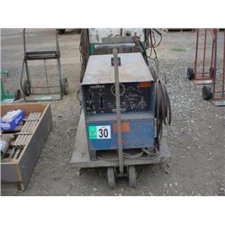 MILLER DIALARC HF 250 AMP ELECTRIC AC/DC WELDER, s/n JC621769: