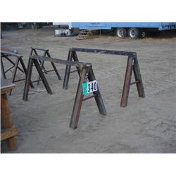 (2) SAW HORSES