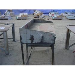 STEEL SHOP TABLE W/ CABINET & DRAWERS