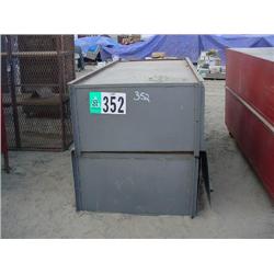 (2) PIECE STEEL CONTAINER
