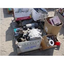 PALLET OF FORKLIFT PARTS