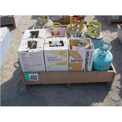 PALLET OF FREON BOTTLES