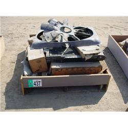PALLET OF TRUCK RADIATORS & FANS