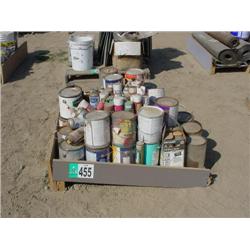 PALLET OF PAINT