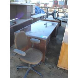 (2) DESKS & (2) CHAIRS