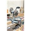 Image 2 : BOSCH 4212L ELECTRIC INDUSTRIAL MITER SAW ON WOODEN 96"W X 30"D X 40 1/2"H WORK BENCH & ASSORTED