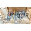 Image 2 : MATERCRAFT 26" ELECTRIC INDUSTRIAL RADIAL TABLE TOP DRILL PRESS ON WOODEN 45"W X 23"D X 80"H WORK
