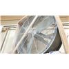 Image 2 : 40" DIAMETER BLACK ELECTRIC INDUSTRIAL AIR CIRCULATION FAN IN WOODEN SUPPORT BOX