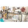 Image 1 : CONTENTS OF SIDE WALL INCLUDING: C-CLAMPS, TILE BLADES, SAW BLADES, EXTENSION CORDS, WOOD CLAMPS,