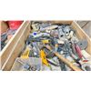 Image 11 : WOODEN INDUSTRIAL TILE WORKERS 100"W X 30"D X 39"H WORK STATION INCLUDING: 3 PNEUMATIC WET GRINDER