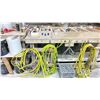 Image 7 : WOODEN INDUSTRIAL TILE WORKERS 100"W X 30"D X 39"H WORK STATION INCLUDING: 3 PNEUMATIC WET GRINDER