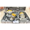 Image 1 : 2 DEWALT ELECTRIC INDUSTRIAL ROUTERS WITH ATTACHMENTS *NO POWER CABLES*