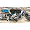 Image 1 : TOOLUXE 24V CORDLESS POLISHING TOOL *NO CHARGER*, RYOBI CSB123 ELECTRIC CIRCULAR SAW, & 2 HAND