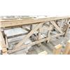 Image 2 : WOODEN 103"W X 33"D X 39"H INDUSTRIAL TILE WORKING TABLE