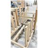 Image 8 : 2 WOODEN 37"W X 48"D X 50"H INDUSTRIAL SHEET STORAGE RACKS, METAL A-FRAME RACK & ASSORTED