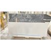 Image 3 : WOODEN 48"W X 40"D X 45"H INDUSTRIAL MOBILE A-FRAME STORAGE CART WITH ASSORTED COMMERCIAL TILE