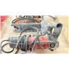 Image 2 : RIDID ELECTRIC INDUSTRIAL JIG SAW, RED ELECTRIC INDUSTRIAL ANGLE GRINDER, & MAKITA ELECTRIC