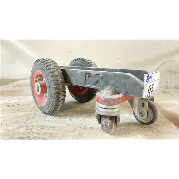 BLACK SOLID TIRE INDUSTRIAL SHEET MOVER