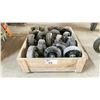 Image 1 : BOX OF 17 LARGE INDUSTRIAL CASTERS