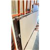 Image 3 : ORANGE METAL 96"W X 24"D X 66"H INDUSTRIAL FORK LIFT SHEET LIFTING / TRANSPORT RACK WITH CONTENTS &