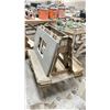Image 2 : WOODEN 48"W X 40"D X 45"H INDUSTRIAL MOBILE A-FRAME STORAGE CART *CONTENTS NOT INCLUDED*