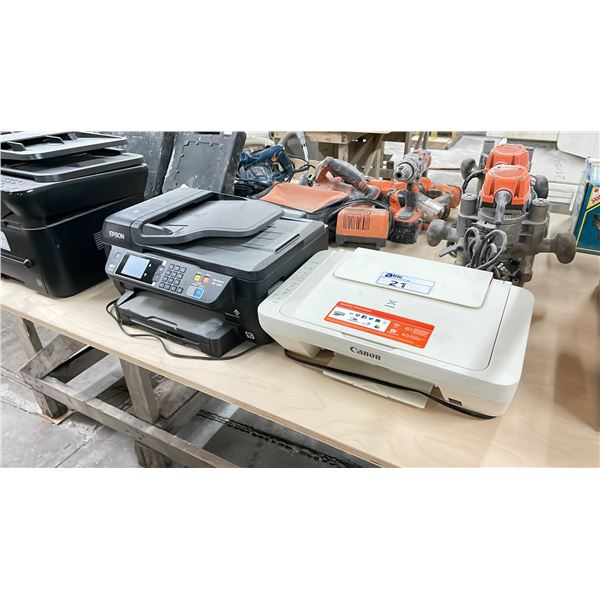 EPSON WF-2760 WORKFORCE ALL-IN-ONE PRINTER & CANON PIXMA MG2920 ALL-IN-ONE PRINTER *BOTH WITH