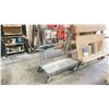 Image 1 : GREY METAL 44"W X 24"D X 49"H INDUSTRIAL MOBILE SHEET CART