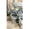 Image 2 : 11 MOBILE OFFICE CHAIRS & 3 CREAM SIDE CHAIRS