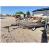 Image 1 : Bumper Hitch 2 Place Snowmobile Trailer Tilt Deck 13'' Tires with Spare 