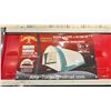 Image 2 : GOLDEN MOUNT 20'X30'X12' HIGH ROUND ROOF PE FABRIC STORAGE BUILDING WITH 8' X 16'