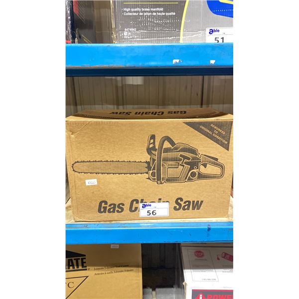 REWORKED 20  GAS POWERED CHAIN SAW *IN BOX*