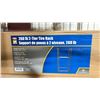 Image 2 : POWER FIST 260 LBS CAPACITY 2 TIER TIRE STORAGE RACK *IN BOX*