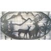 Image 2 : 20' BI-PARTING GATE WITH OVAL DEER ARTWORK