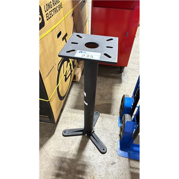 BLACK STEEL INDUSTRIAL 32"H BENCH GRINDER STAND