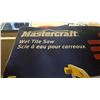 Image 2 : MASTERCRAFT 4 1/2" ELECTRIC PORTABLE TILE SAW *IN BOX*
