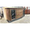 Image 2 : ABHI FURNITURE CHERRY 2 DOOR 3 DRAWER SERVER ( 3079-SB ) - APPROX. 74"L X 20"D X 33"H