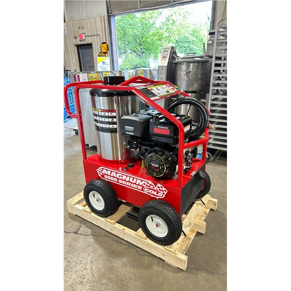 MAGNUM 4000 SERIES DIESEL / GAS MOBILE HOT WATER PRESSURE WASHER WITH HOSE & WAND