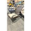 Image 2 : PATIOFLARE LIGHT BROWN MUSKOKA OUTDOOR PATIO CHAIR WITH BEIGE CUSHION ( PF-CH338-LBR ) * IN BOX *