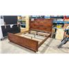 Image 2 : ABHI FURNITURE QF-B51888 CHERRY KING SIZE BED *IN BOX, 3 BOXES TOTAL INCLUDING HEADBOARD,