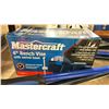 Image 2 : MASTERCRAFT 4" SWIVEL BASE BENCH VISE, POWER FIST HEAVY DUTY ANVIL LOPPER, & 30" INDUSTRIAL BOLT