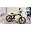 Image 2 : JANOBIKE E20 BLACK 7 SPEED, 16" ELECTRIC BIKE; 500W, 35-75 KM RANGE, 48V 12.8 AH BATTERY,