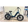 Image 2 : Y20 BLUE ELECTRIC FOLDABLE E-BIKE WITH CHARGER - 75 KM RANGE, HYDRAULIC DISC BRAKES, 7 LEVELS, LCD