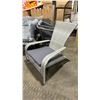 Image 2 : PATIOFLARE GREY MUSKOKA OUTDOOR PATIO CHAIR WITH GREY CUSHION ( PF-CH338-GY ) * IN BOX *