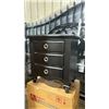 Image 1 : 1 ABHI FURNITURE UN-9544 ESPRESSO 3 DRAWER NIGHTSTAND *IN BOX, REQUIRES 2 PEOPLE FOR REMOVAL*