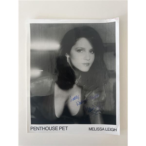 Penthouse Melissa Leigh signed photo