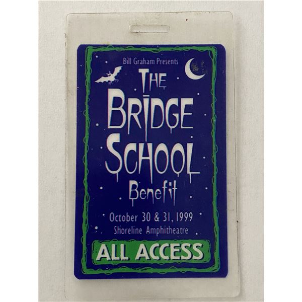 The Bridge School Benefit 1999 Backstage Pass