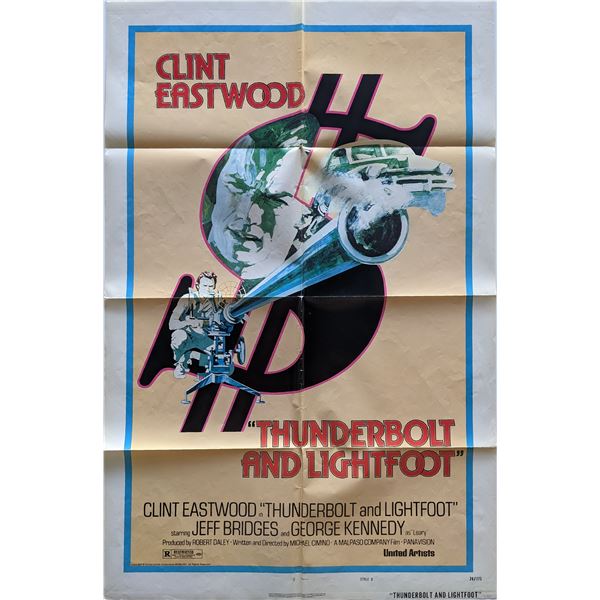 Thunderbolt and Lightfoot original 1974 vintage movie poster