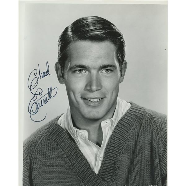 Chad Everett signed photo